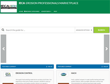Tablet Screenshot of iecaerosionprofessionalsmarketplace.com